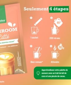 Mushroom latté 6 x 10 g BIO BIO, 60 g